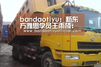 bandaotiyu:新东方雅思学员王雨楠:学习三个月雅思考7分(图3) 半岛体育官方登录